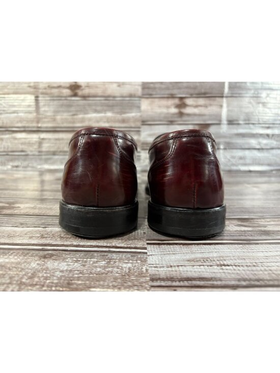 Harrys of London Classic Leather Penny Loafers size 42 US 9 color burgundy main image 6